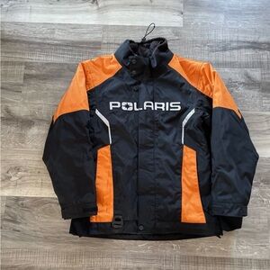 Polaris Black & Orange Snowmobiling jacket